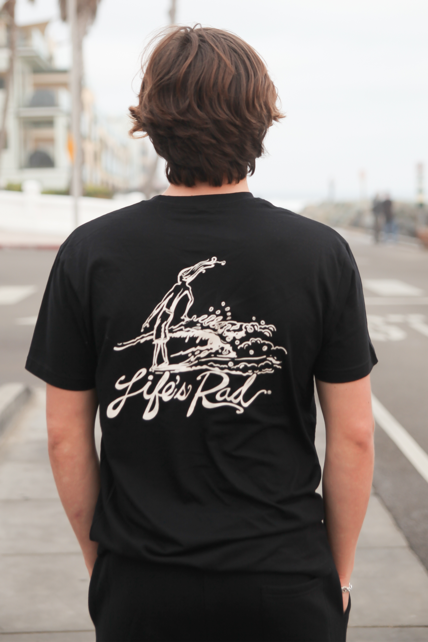 Life's Rad Noserider Tee - Black